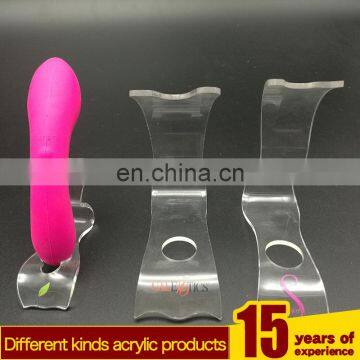 Acrylic Material Plexiglass Free Stand Sex Toys Display Rack