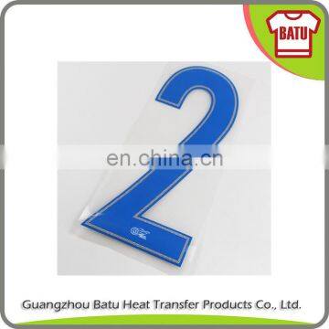 Sports numbers polyurethane heat transfer film for clothing