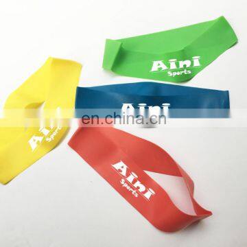 2018 OEM Custom Rubber Band Loop Set of 4, Loop Resistance Bands Set photo-4