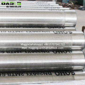 Factory Gravel Packed Stainless Steel Wire Wrap Filter Screen