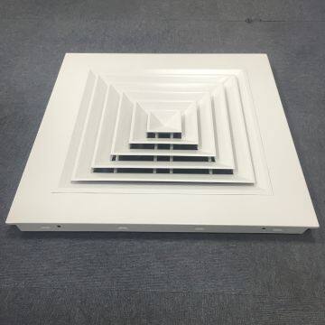 Hvac Air Terminals Square Ceiling Replacement 4 Way Air Diffuser photo-2