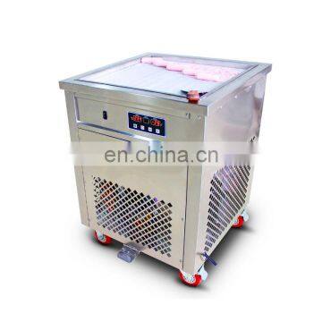 Professional One Pan Ice Cream Frying Machine Fried Ice Cream Machine For Sale