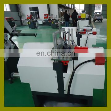 Plastic PVC UPVC door window making machine for glass glazing bead profile cutting