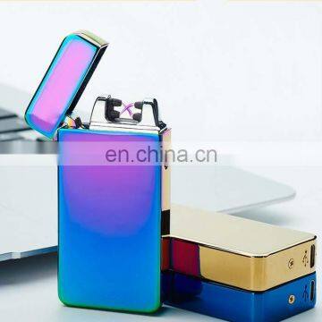 M8007 New Arrival Double Electric ARC Pulse LIGHTER ,Windproof Cigarette Lighter