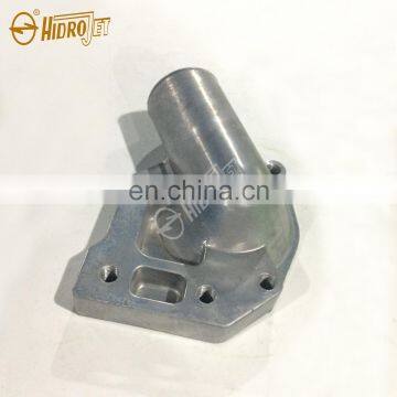 6BG1 Engine Part Upper Thermostat Seat Thermostat Housing Cover With Curve