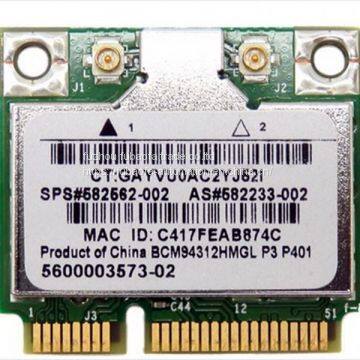 BCM94312HMG BCM4312 Dual band Wifi Half Mini pci-e card for DELL DW1397 2.4Ghz 5Ghz