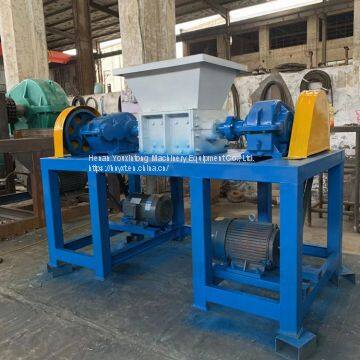 Factory price stainless steel machinery of double shaft shredder