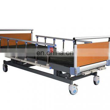 3 Crank 3 Function Foldable Clinic Furniture Metal Medical Nursing Adjustable Manual Patient Hospital Bed photo-3