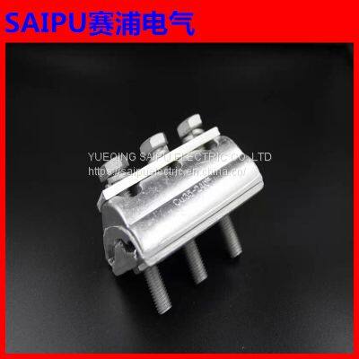 3 BOLTS Aluminium-Copper Parallel Groove Connector