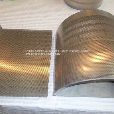 Sieve bend plate , v wire slot panel, wedge wire johnson filter panel