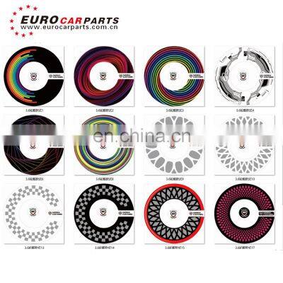 New Product!!!car Bodykits For Tel Car External Accessories Hub Cover With Various Stickers photo-2