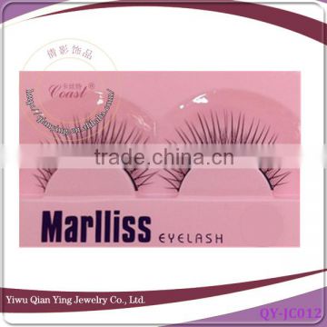 synthetic fiber makeup fake wholesale false eyelash