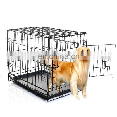 Collapsable dog cage / pet cage stackable / portable dog kennel