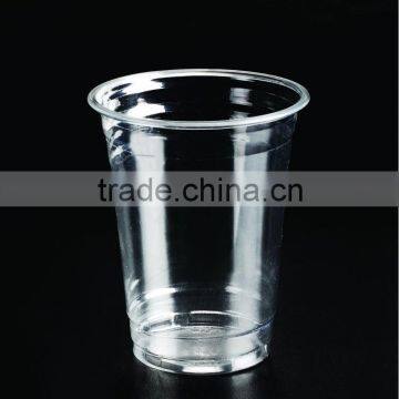 Medium size 500ml/16oz popular designed crystal clear disposable beverage or water cup with matching lids