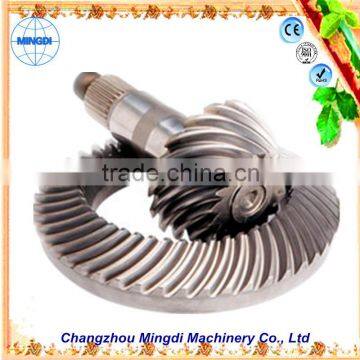 Changzhou Machinery used Crown Pinion Gears Ring for concrete mixer & rotavator Gear Ring