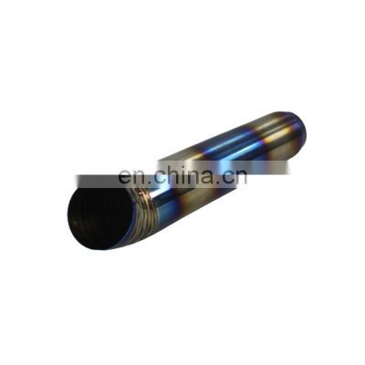 Universal Stainless Steel Polished Inlet Racing Blue Exhaust Muffler Pipe Tip