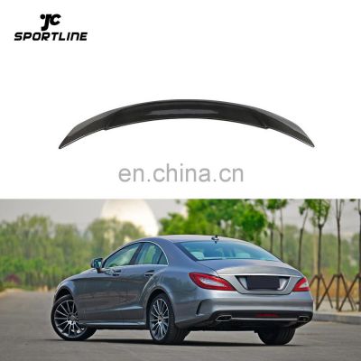 Carbon Fibre W218 Rear Trunk Spoiler for Mercedes Benz CLS400 CLS500 CLS550 AMG Sedan 4-Door 12-17