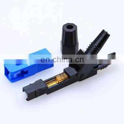 FTTH SC Fiber Optic Quick Connector Single mode conector rapido SC UPC fiber optic fast connector l925b ftth quick connect