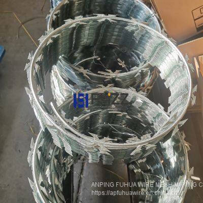 450mm Steel Concertina CBT-60 Galvanized Razor Wire photo-5