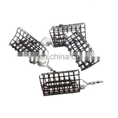 ROBBEN 30/60G Triangle shape Metal fishing bait cage European-style stainless steel carp bait feeder