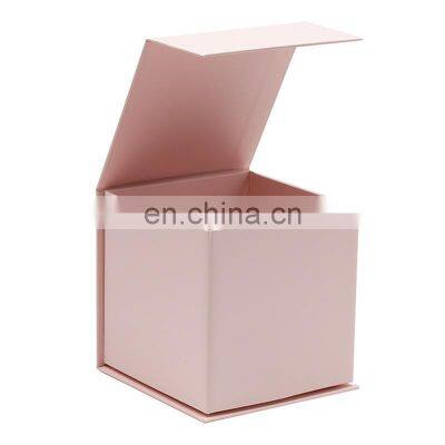Wholesale Bulk Pink Color Small Cube Shape Magnetic Belt Retail Gift Box Packaging photo-2
