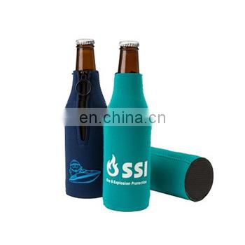 Custom Printed Single Neoprene Beer Bottle Cooler for Sale