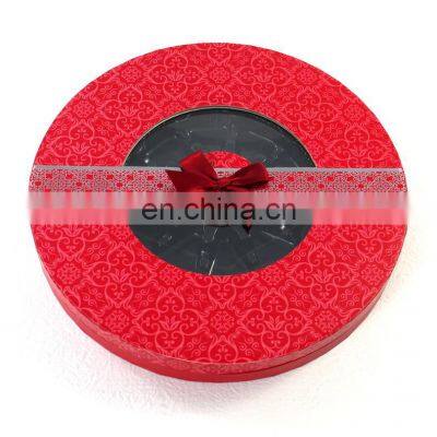 Cardboard Gold Box Round Gift Packaging a3 Paper Heartwarming Boxes Wholesale Window Box Packaging photo-5