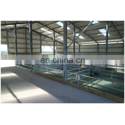 China Steel Structure Prefabricated Metal Shed Cattle Building