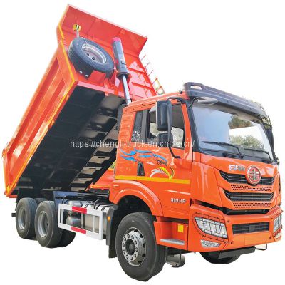 Ghana tipper truck sale FAW 6x4 30ton full metal dump truck