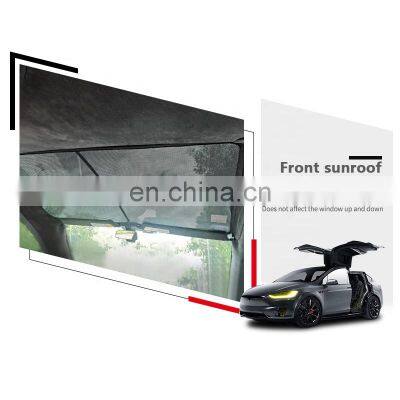 Car Sun Visor Sun Shade Full Shading Reflective Cloth for Tesla x