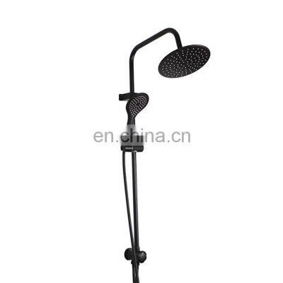 New High Quality Cheap Stainless Steel Black Rain Shower Head Set photo-5