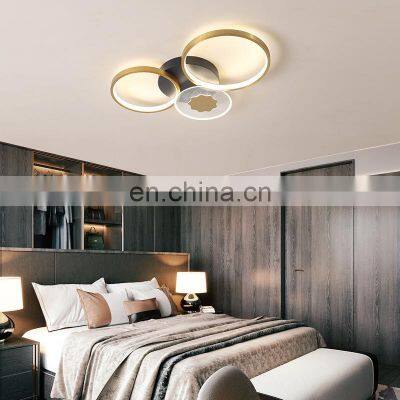 Dining Room Circle Rings Ceiling Light Ring LED Ceiling Lamp Modern Pendant Lights for Indoor Bedroom and Living Room