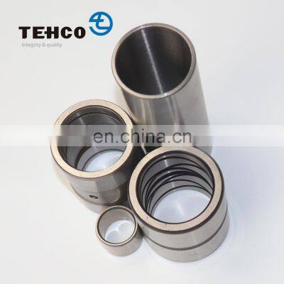 Cross Oil Groove Harden Steel Bushing Composed of GCr15 and C45 Custom Hardness and Style for Excavator and Construction Machine