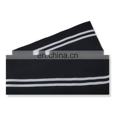 New design polyester 1x1 for jacket custom rib stripe knitting ribs