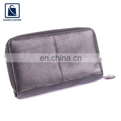 Factory Direct Sale 2022 Exclusive Range Modern Design Nickle Fitting Genuine Leather Women Wallet for Wholesale Purchase photo-3