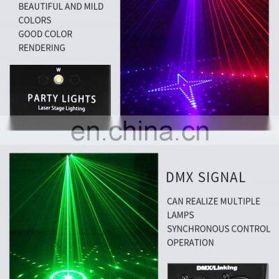 6 Eyes Laser Scanner Lights RGB Full Color Lazer Light KTV Bar DJ Lights photo-4