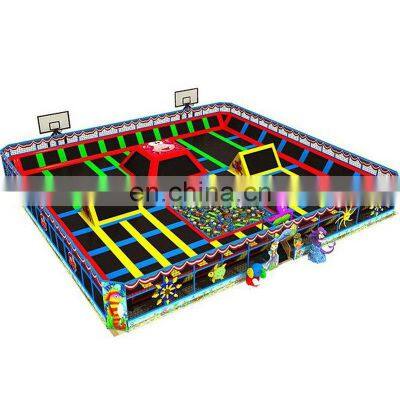 China Professional factory price Complex Customized Indoor Trampoline Park with Ninja Course