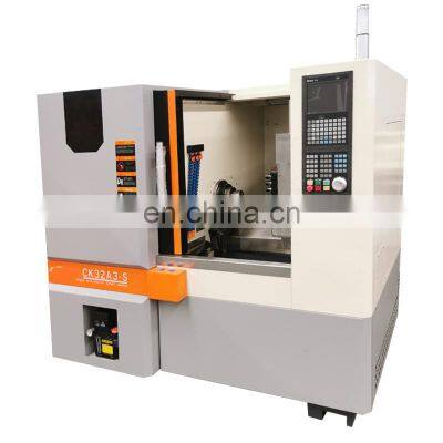 cnc lathe machine CK32A3-S high precision cnc lathe swiss type for metal turning and milling in China