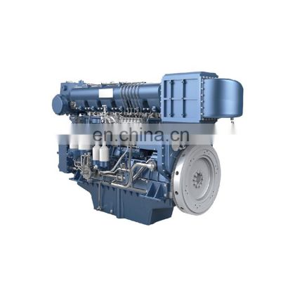 Hot sale 456kw/1500rpm 6 cylinders Weichai WHM6160C620-5 Marine diesel engine