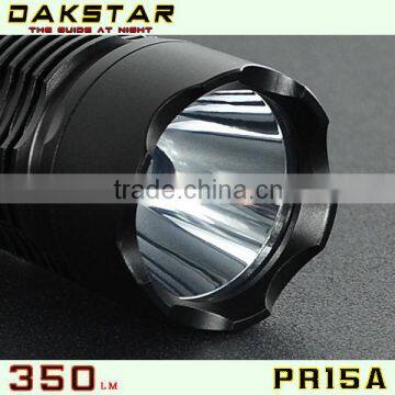 DAKSTAR PR15A 350LM CREE XP-G R5 18650 Police Emergency Rechargeable LED Aluminum Outdoor Hunting Flashlight