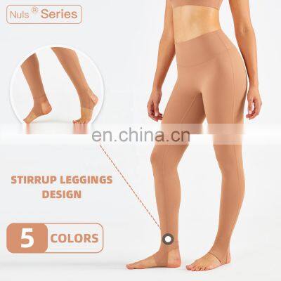 Stirrup Leggings Design Stretchy High Waist Butt Lift Tight Girls Dancing Leggings Gym Yoga Workout Pant