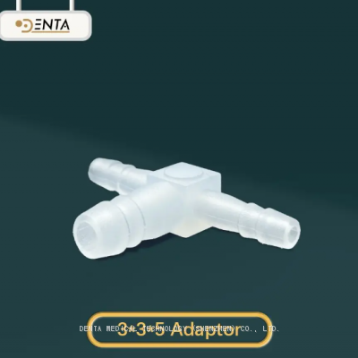 Adaptor 3-way / Straight connection nipple connecting tube/tubing/hose/suction for dental chair/unit accessories parts tools