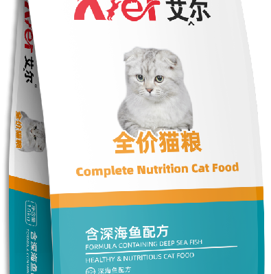 Complete nutrition cat food（formula containing deep sea fish）