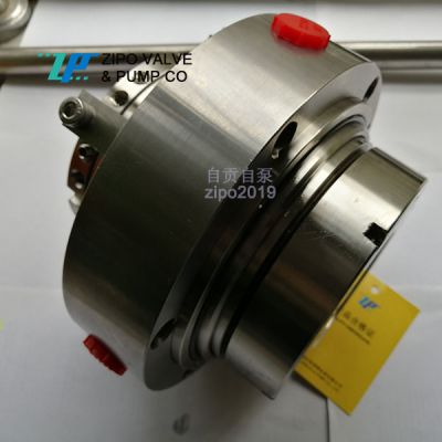 Double seal face cartridge mechanical seal for forced circulation pumps or axial flow pumps