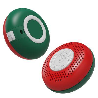 New Arrival Xmas Toy Gift Baby White noise sound machine Portable Mini active speaker with volume Night Light