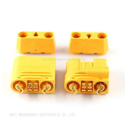 Amass high current connector AS120-f/m male female 2+4 battery connector with signal pin as120