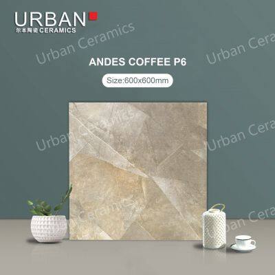 600X600mm Vitrified Ceramic Foshan Glazed Polished Porcelain Floor Wall Tile photo-3
