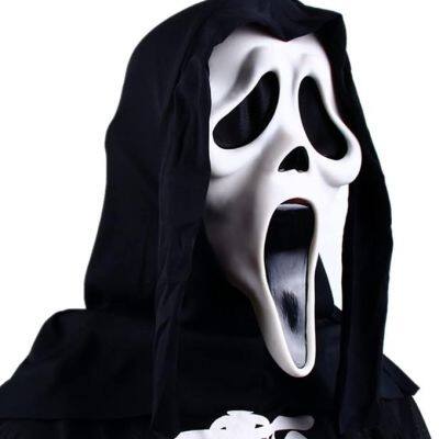 Ghost Face Scream Skull Mask Halloween Latex Scary Theme Cosplay Party Props Full Head Head Wear Masks photo-2