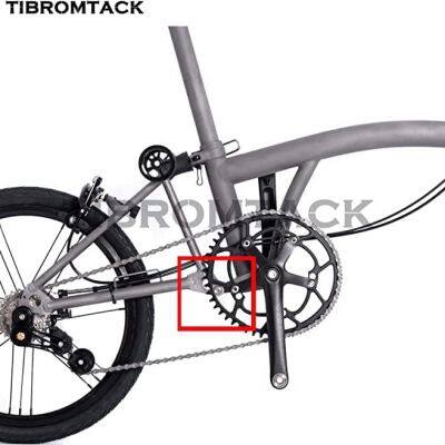 TIBROMTACK Titanium Pivot Hinge Spindle Pin Axle+ and Washers for Brompton Contactor of Rear Triangle and Main Frame Bolts & Screws photo-4