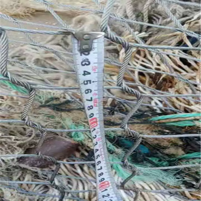 Malha de cabo de arame de aço inoxidável de alta resistência 304 316 trançado à mão com bainha para cerca de jardim/ gaiola de pássaros photo-4